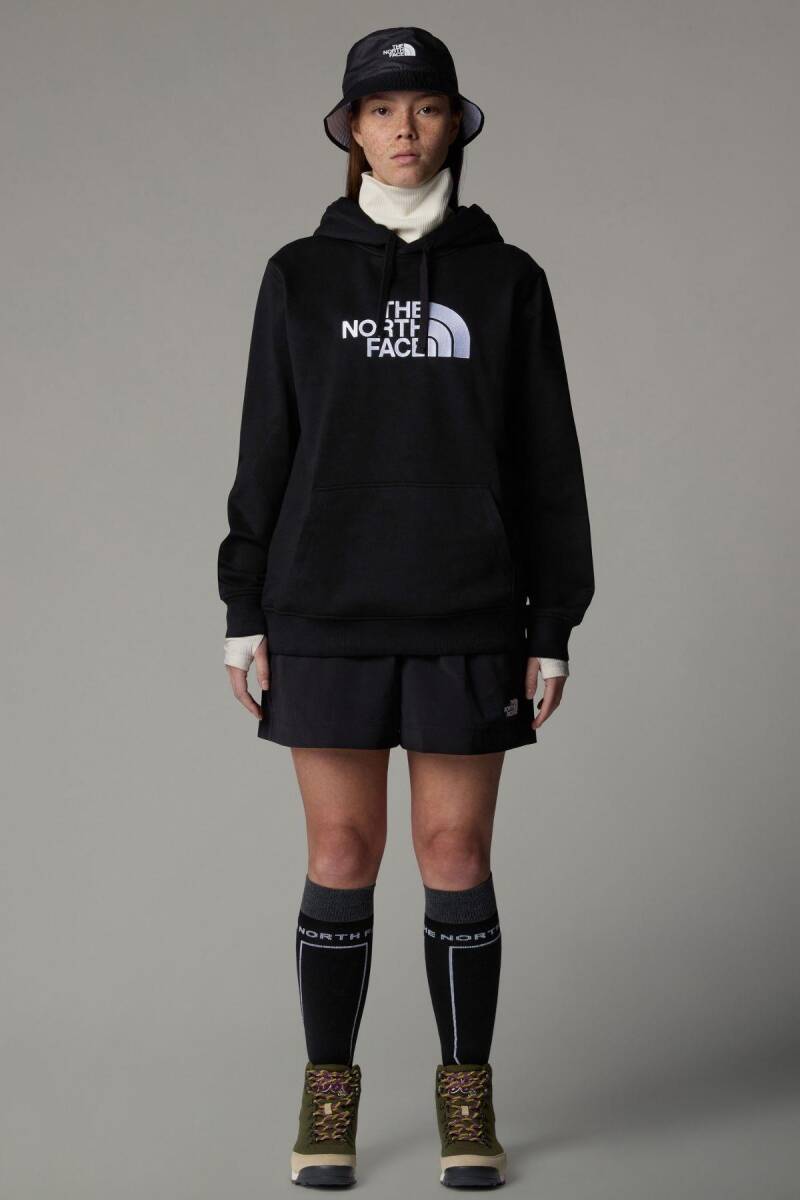 The North Face Kadın Drew Peak Pullover Hoodie Sweatshirt Siyah - 2