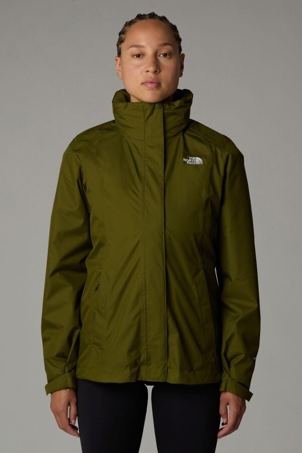 The North Face Kadın Evolve II Triclimate Ceket Mont Haki/Gri 