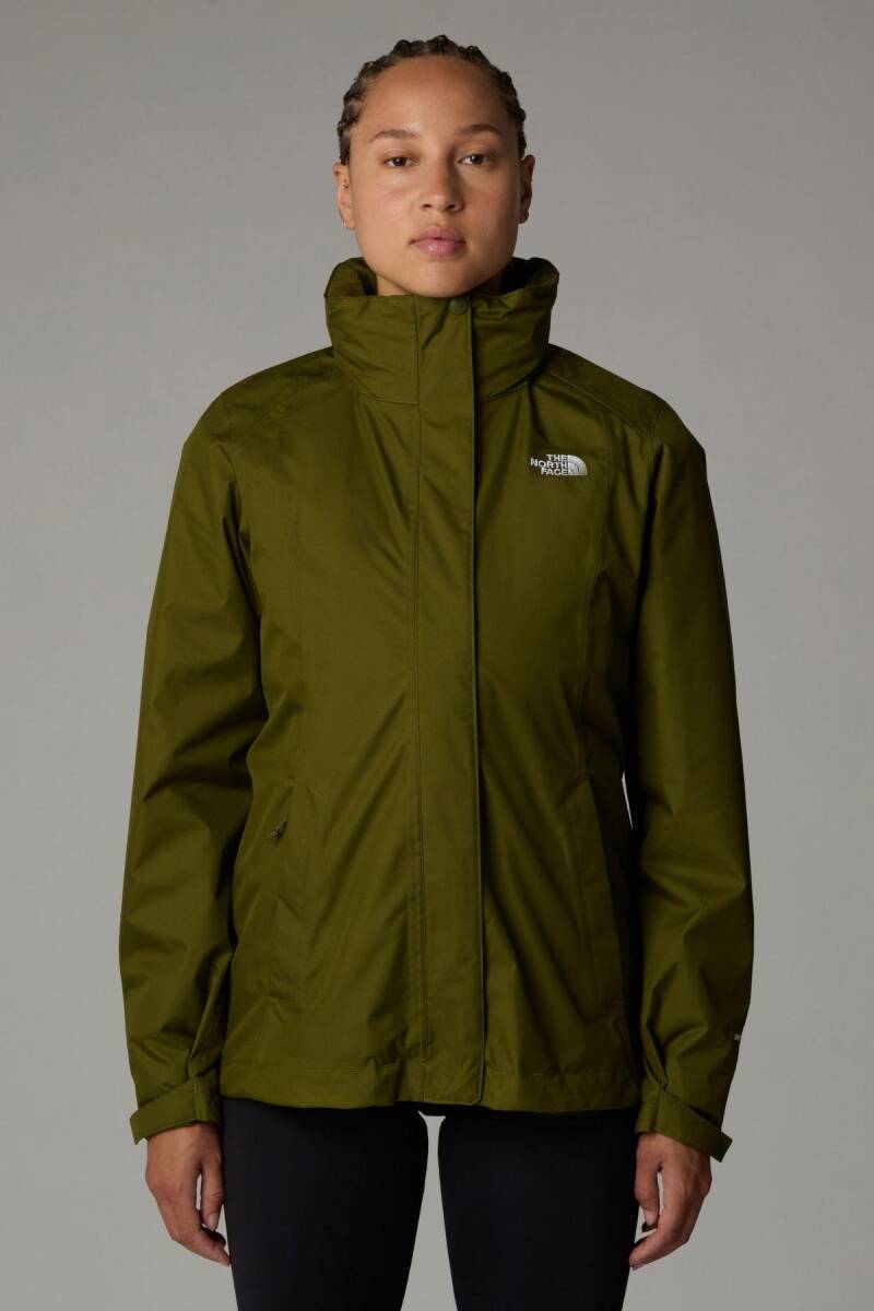 The North Face Kadın Evolve II Triclimate Ceket Mont Haki/Gri - 1