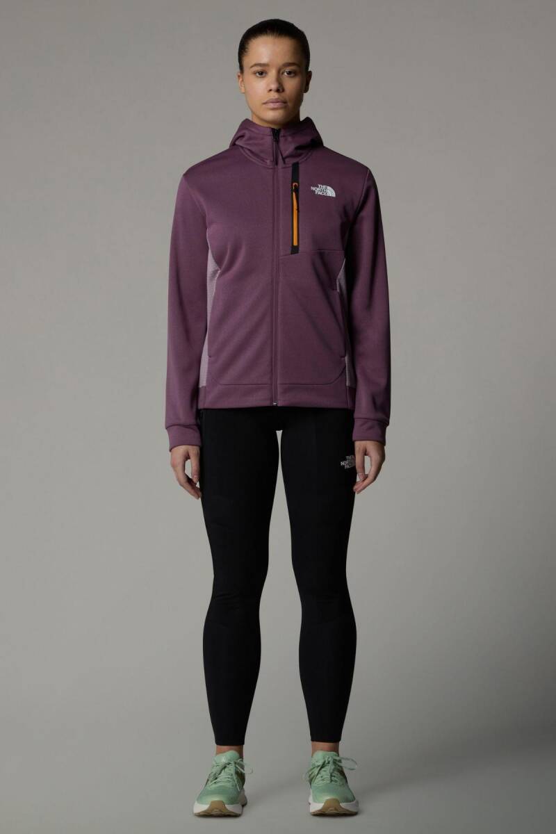 The North Face Kadın MA FZ Fleece Polar Mor - 1