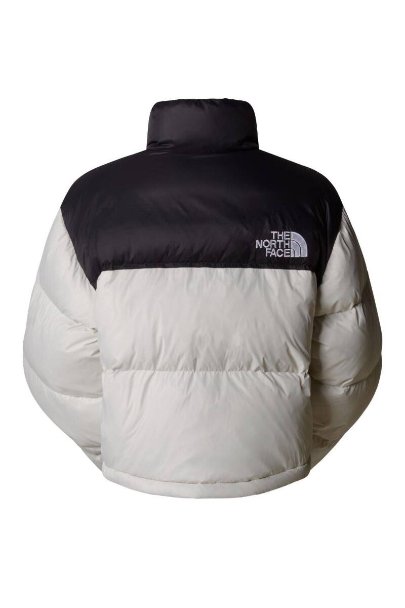 The North Face Kadın Nuptse Kısa Mont Beyaz - 6