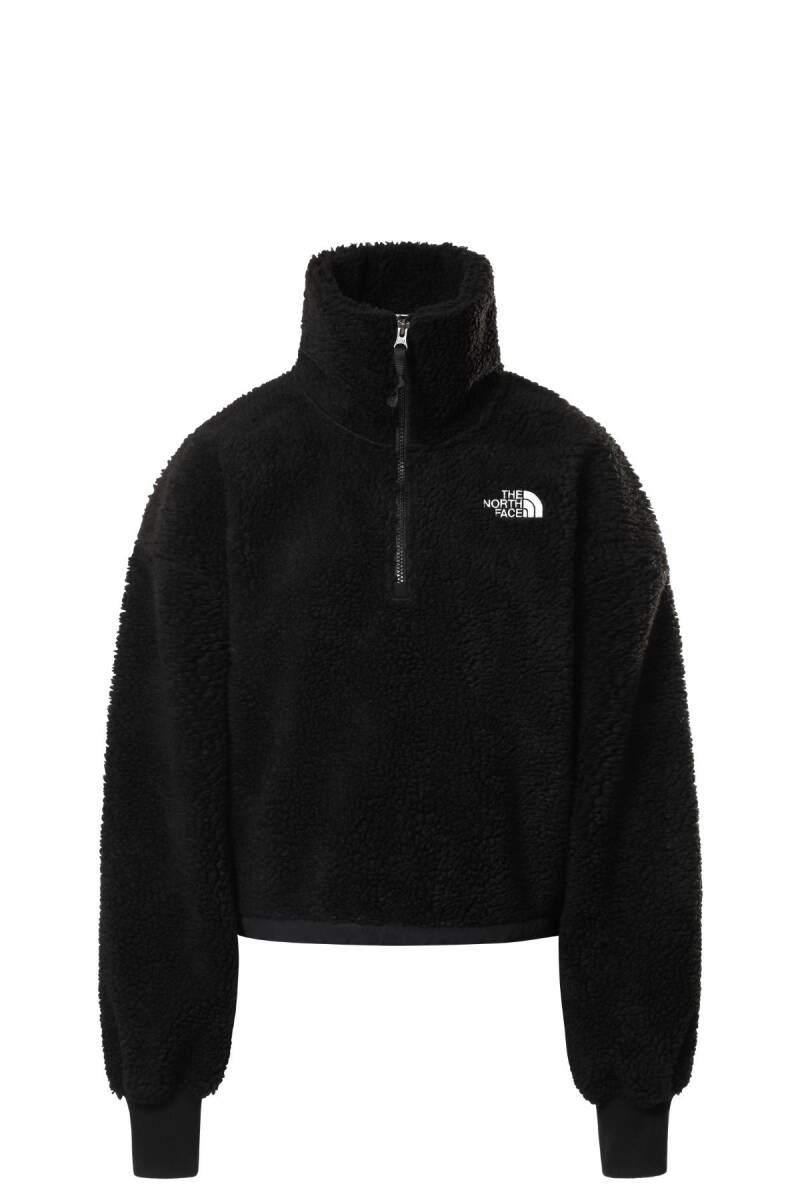 The North Face Kadın Platte High Pile Fleece 1/4 Zip Polar Siyah - 1