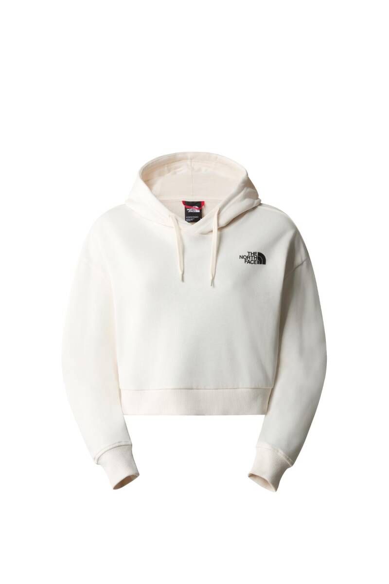 The North Face Kadın Trend Crop Hoodie - Eu Sweatshirt Krem - 1