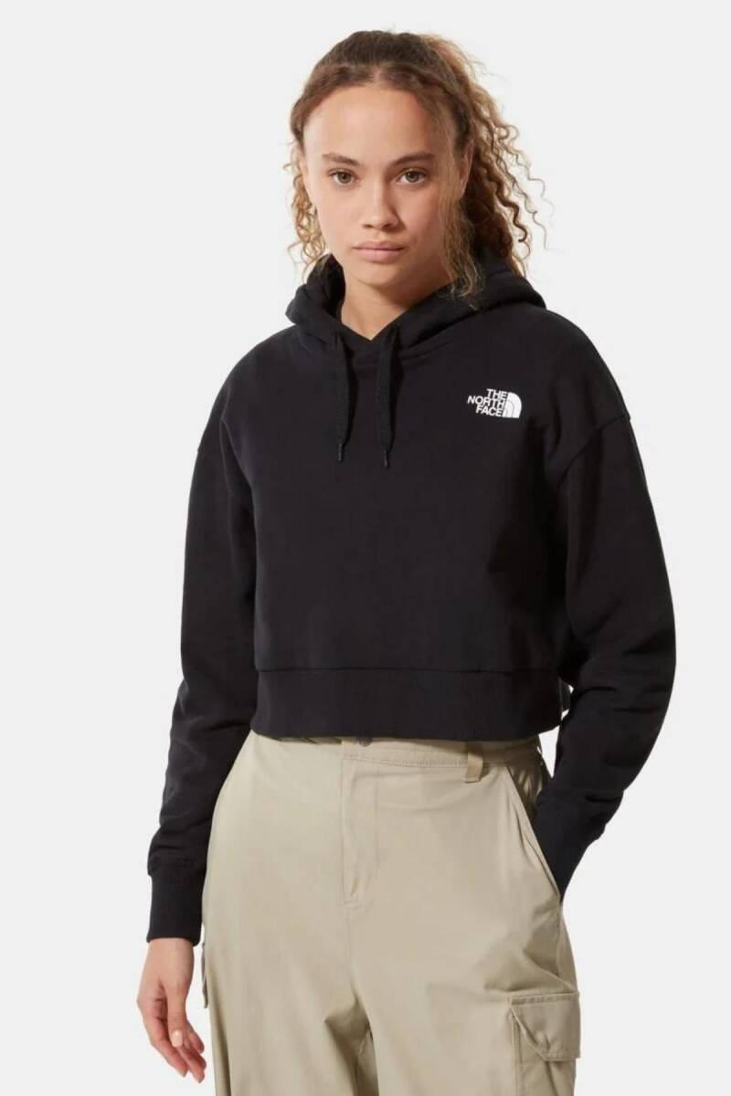 The North Face Kadın Trend Crop Hoodie - Eu Sweatshirt Siyah - 1