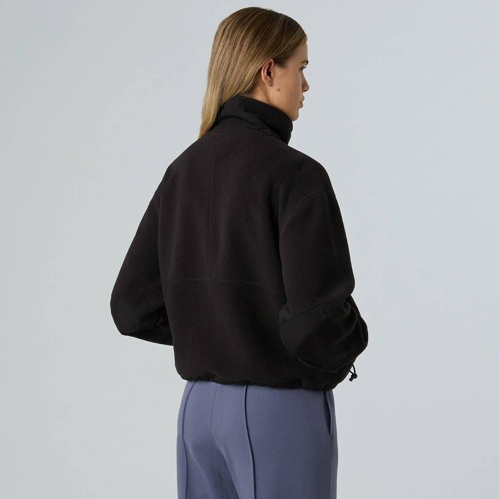 The North Face Kadın YUMIORI OFF PEAK 1/2 ZIP JACKET Polar Mont - 4