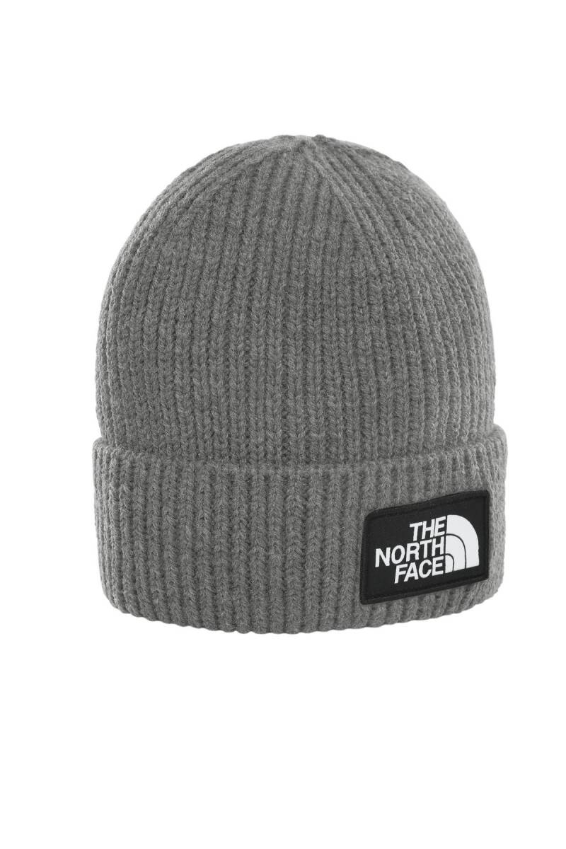 The North Face Logo Box Cuff Bere Gri - 1