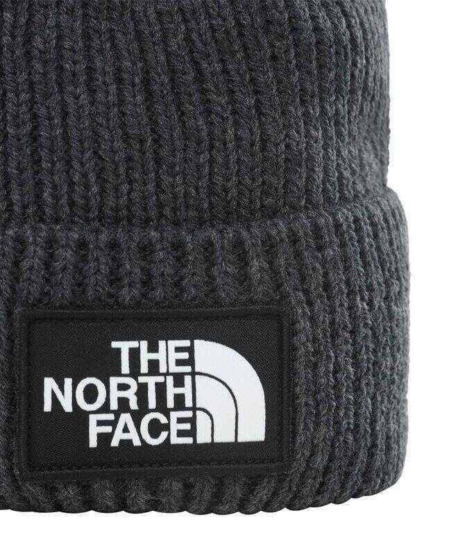 The North Face Logo Box Cuff Bere Gri - 3