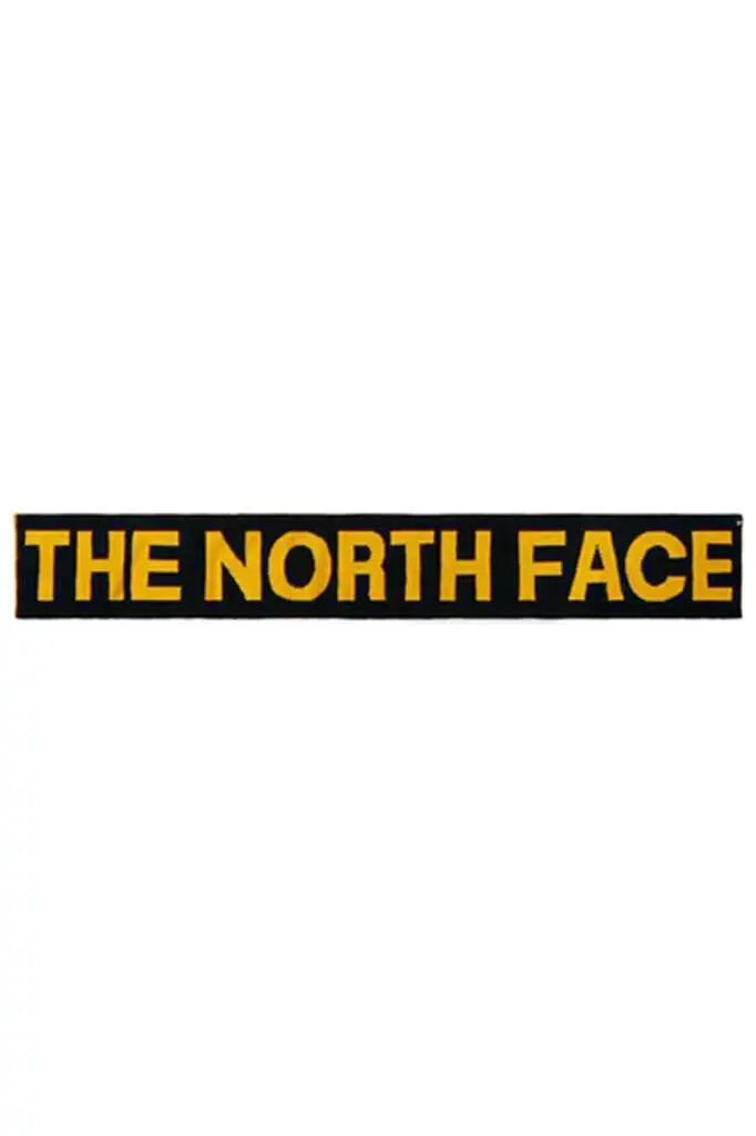 The North Face Logo Scarf Atkı Sarı - 3