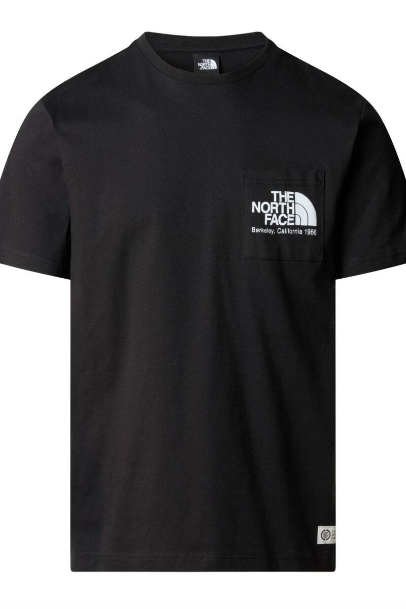 The North Face M Berkeley California Pocket S/S Tee Erkek Tişört Siyah - 4