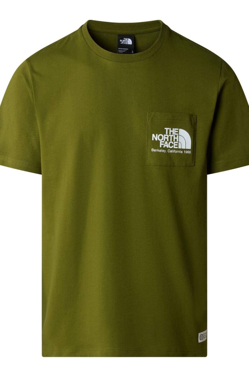 The North Face M Berkeley California Pocket S/S Tee Erkek Tişört Yeşil - 4