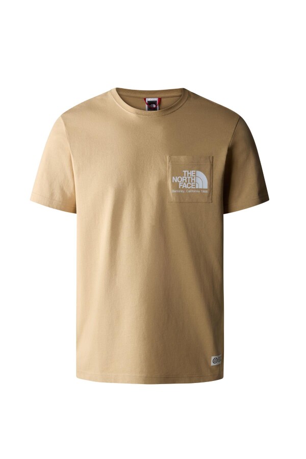 The North Face M Berkeley California Pocket Tee Erkek Tişört Bej 