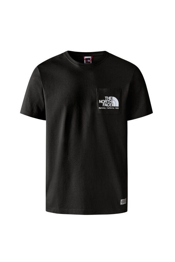 The North Face M Berkeley California Pocket Tee Erkek Tişört Siyah 