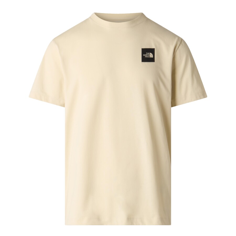 The North Face M EVOLUTION BOX HALF DOME REGULAR SHORT Tişört Bej - THE NORTH FACE