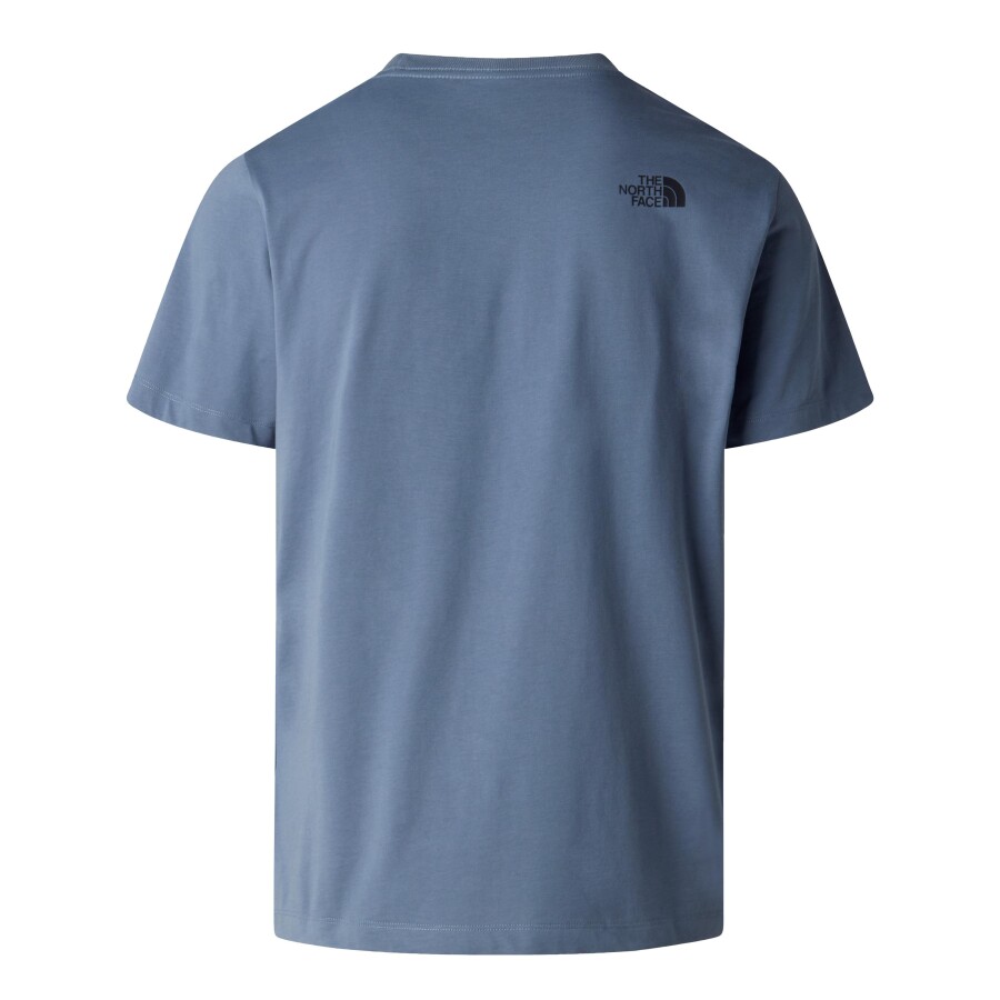The North Face M EVOLUTION BOX HALF DOME REGULAR SHORT Tişört Mavi - THE NORTH FACE (1)