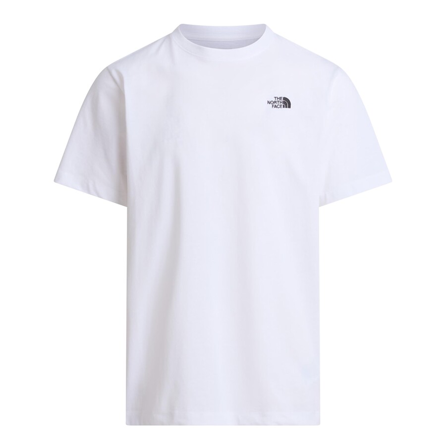 The North Face M EVOLUTION SIMPLE DOME REGULAR SHORT SL Beyaz Tişört 