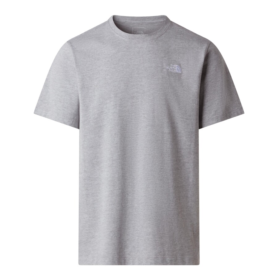 The North Face M EVOLUTION SIMPLE DOME REGULAR SHORT SL Gri Tişört 