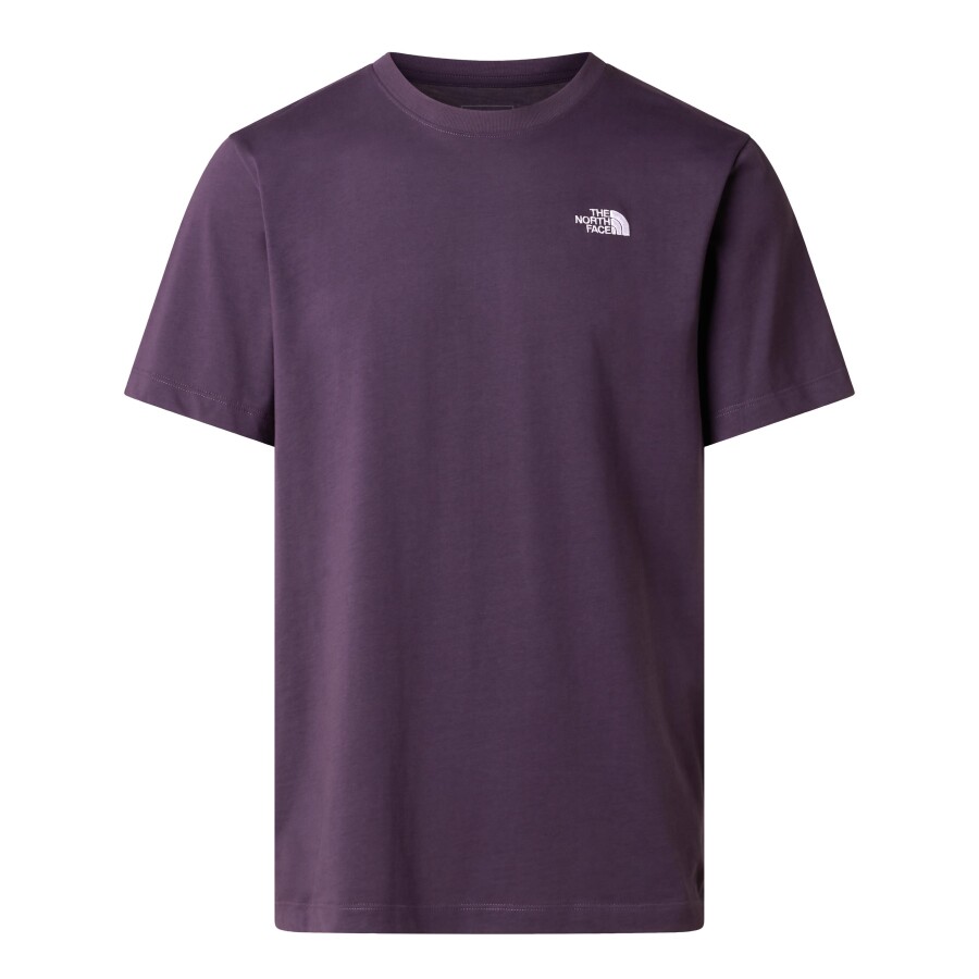 The North Face M EVOLUTION SIMPLE DOME REGULAR SHORT SL Mor Tişört - THE NORTH FACE