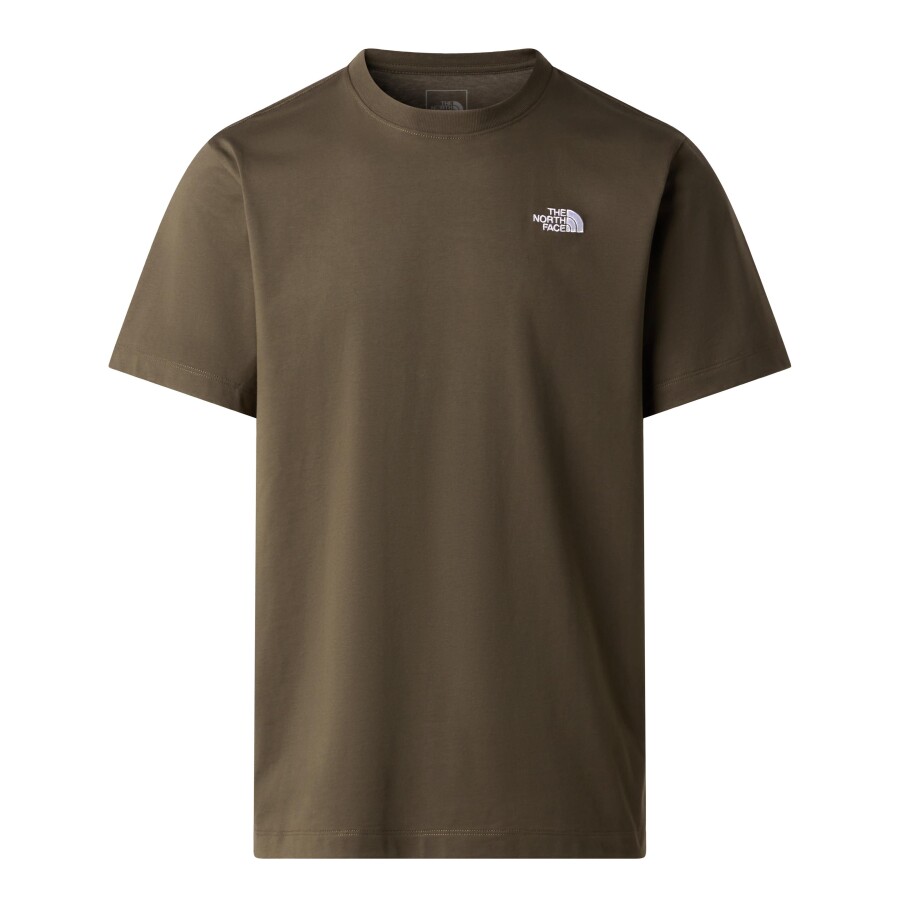 The North Face M EVOLUTION SIMPLE DOME REGULAR SHORT SL Yeşil Tişört - THE NORTH FACE