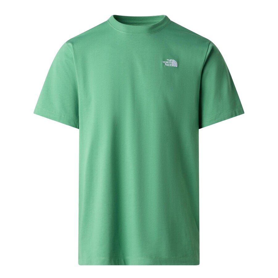 The North Face M EVOLUTION SIMPLE DOME REGULAR SHORT SL Yeşil Tişört 