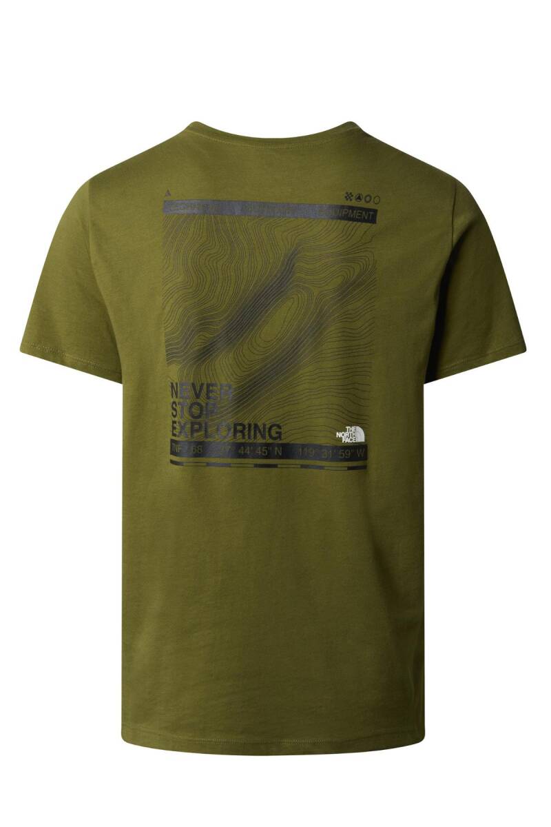 The North Face M Foundatıon Mountaın Lınes Graphıc Tee Erkek Tişört - 2