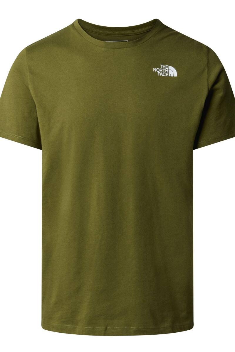 The North Face M Foundatıon Mountaın Lınes Graphıc Tee Erkek Tişört Yeşil - 4