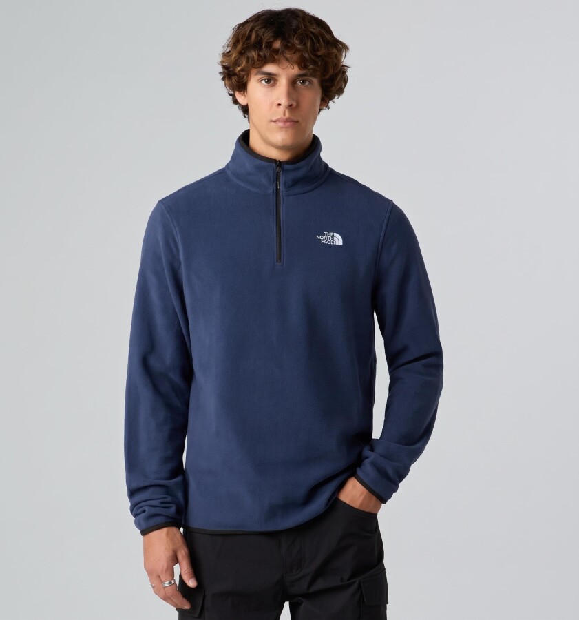 The North Face M GLACIER FLEECE 1/4 ZIP JACKET Erkek Polar - THE NORTH FACE