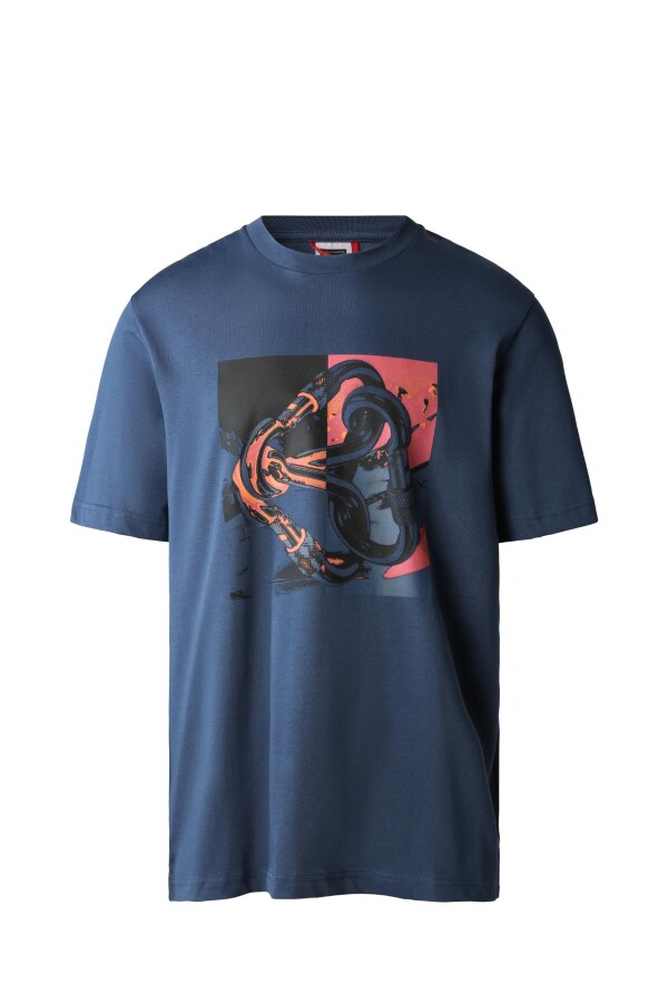 The North Face M Graphic T-Shirt Erkek Tişört Lacivert 