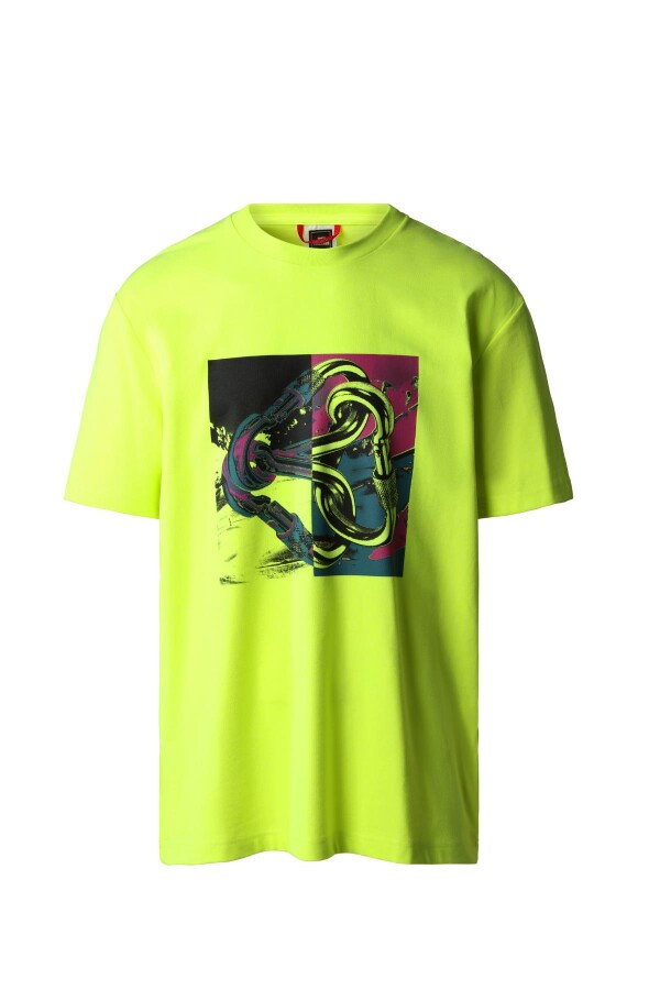 The North Face M Graphic T-Shirt Erkek Tişört Sarı 
