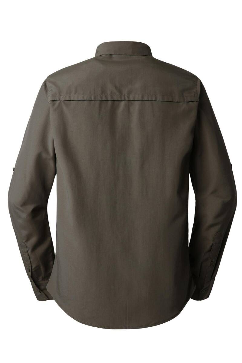 The North Face M L/S Sequoia Shirt Erkek Outdoor Gömlek Haki - 5