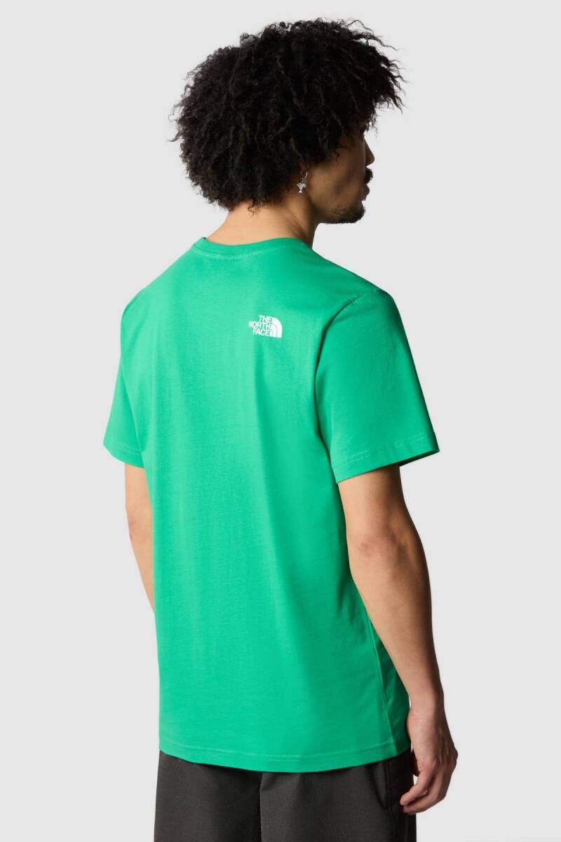 The North Face M Mountaın Play S/S Tee Erkek Tişört Yeşil - 3