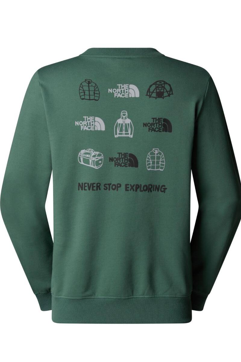 The North Face M Outdoor Graphıc Crew SweatShirt - 2