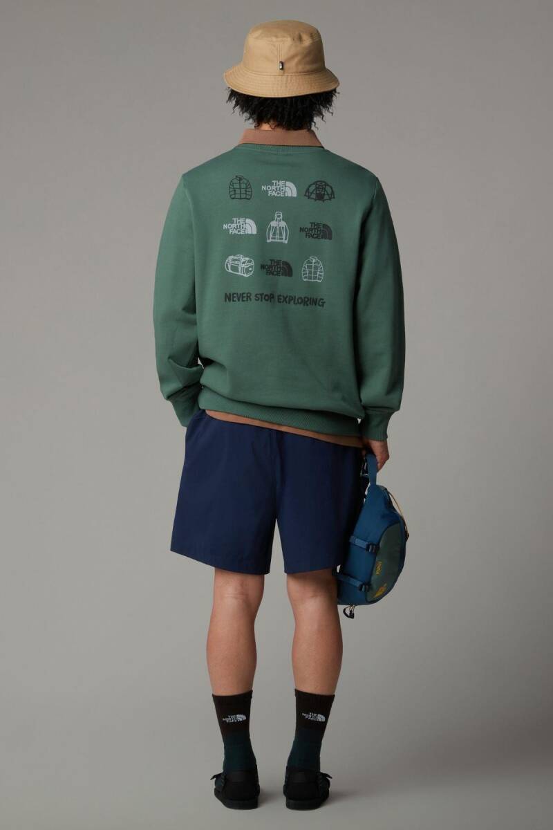 The North Face M Outdoor Graphıc Crew SweatShirt - 5