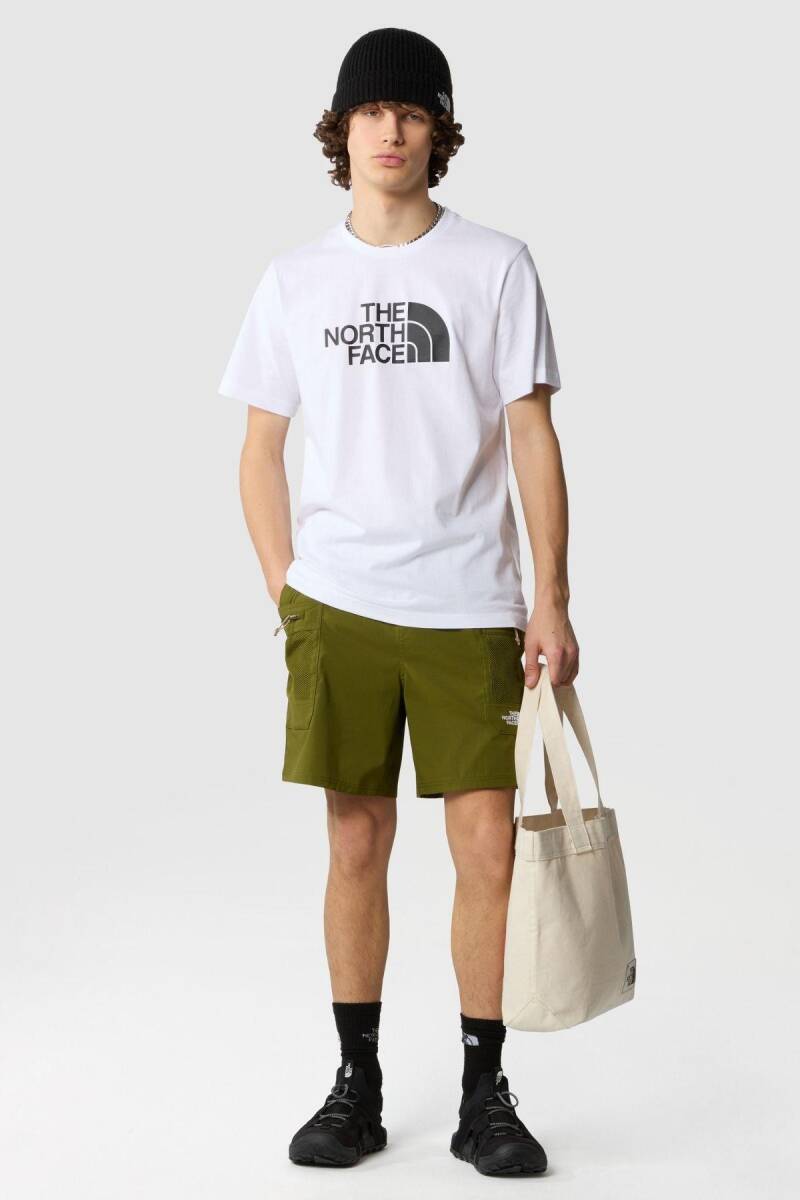 The North Face M S/S Easy Tee Erkek Tişört Beyaz - 2