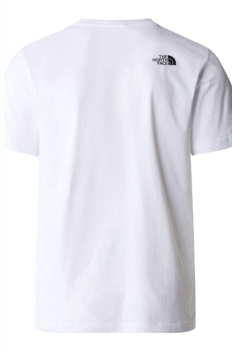 The North Face M S/S Easy Tee Erkek Tişört Beyaz - 5