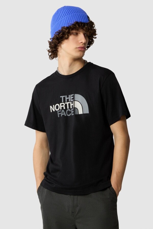 The North Face M S/S Easy Tee Erkek Tişört Siyah 