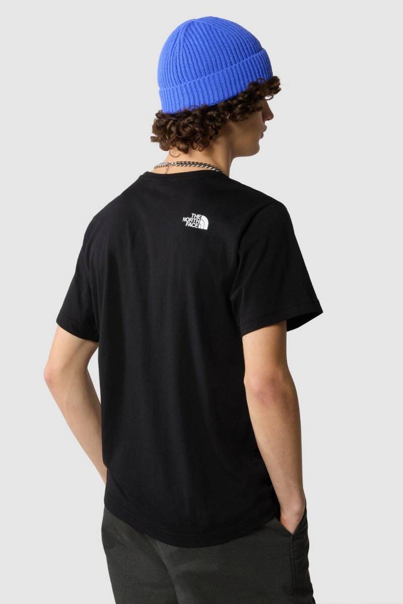 The North Face M S/S Easy Tee Erkek Tişört Siyah - 3