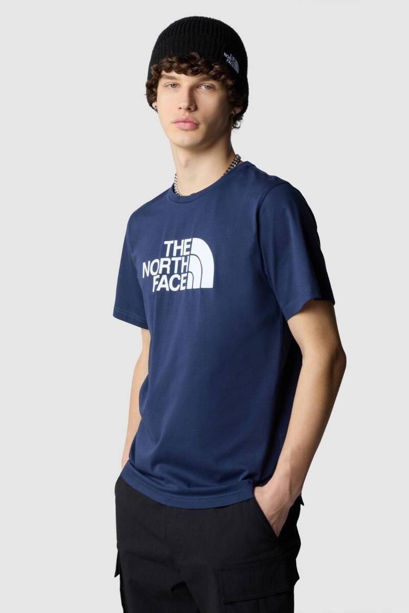 The North Face M S/S Easy Tee Erkek Tişört Lacivert - 1