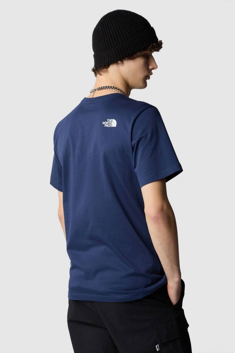 The North Face M S/S Easy Tee Erkek Tişört Lacivert - 2