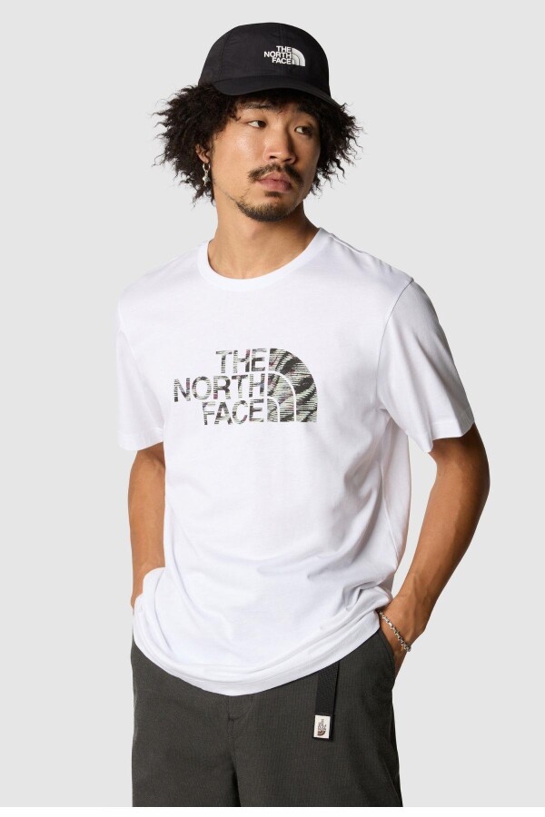 The North Face M S/S Easy Tee Erkek Tişört Beyaz 