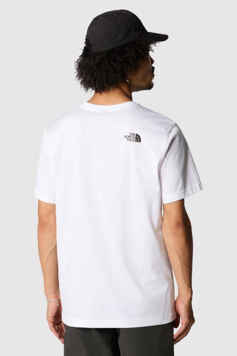 The North Face M S/S Easy Tee Erkek Tişört Beyaz - 3