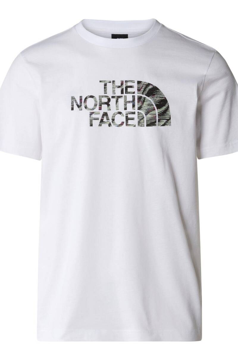 The North Face M S/S Easy Tee Erkek Tişört Beyaz - 4