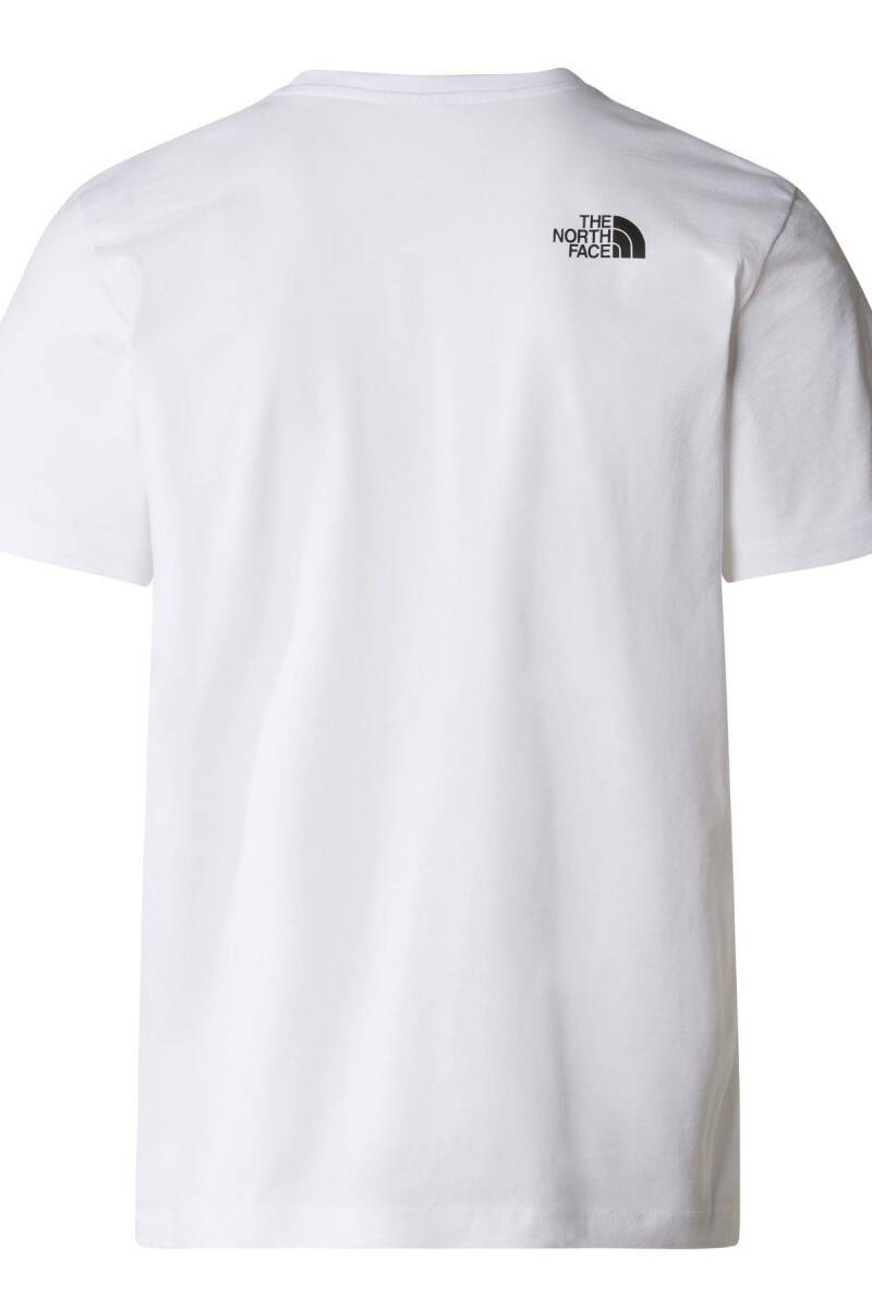 The North Face M S/S Easy Tee Erkek Tişört Beyaz - 5