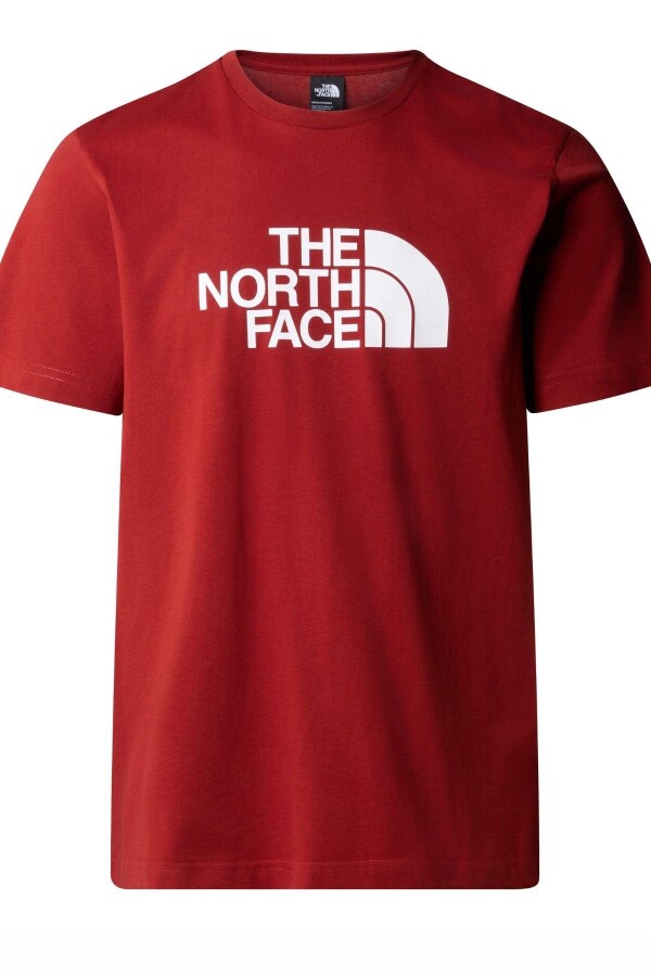 The North Face M S/S Easy Tee Erkek Tişört Kırmızı 