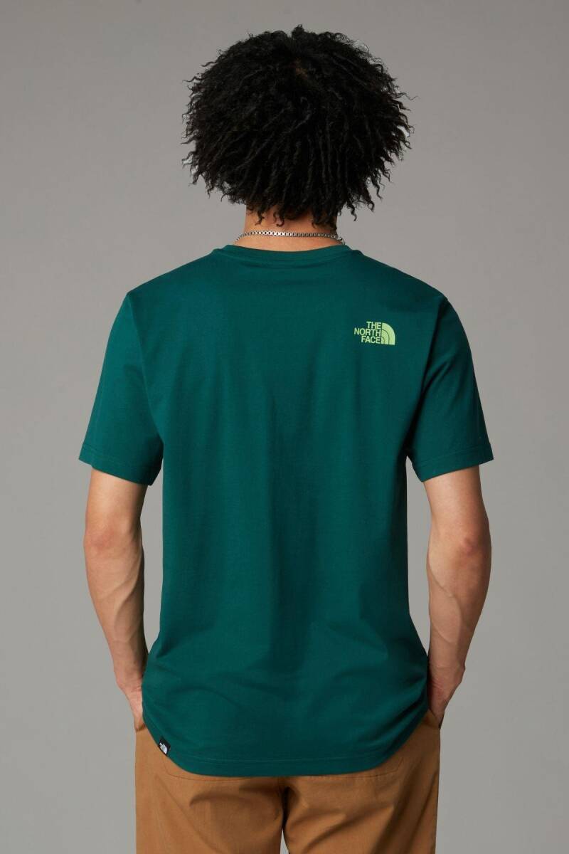 The North Face M Ss Easy Tee T-Shirt Yeşil - 4