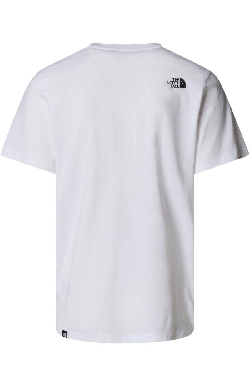 The North Face M SS Easy Tee T-Shirt Beyaz - 1