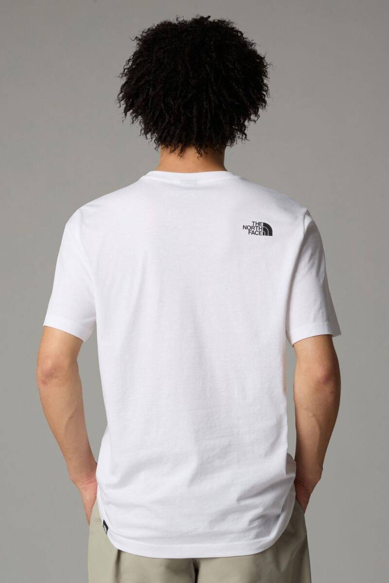 The North Face M SS Easy Tee T-Shirt Beyaz - 3