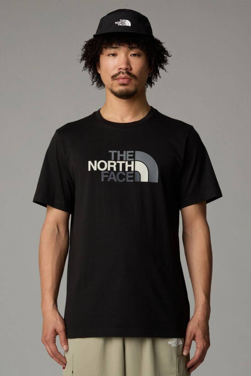 The North Face M SS Easy Tee T-Shirt Siyah - 1