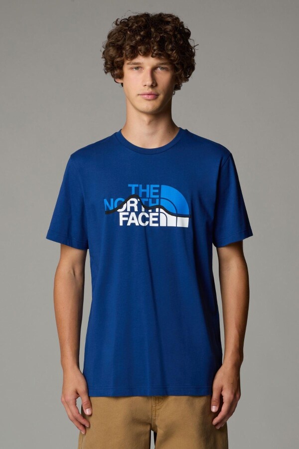The North Face M SS Mountaın Lıne Tee Erkek T-Shirt - THE NORTH FACE