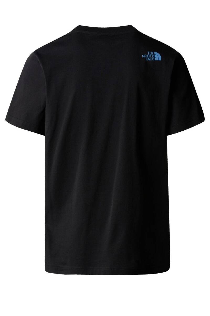 The North Face M S/S Mountain Line Tee Erkek Tişört Sİyah - 5