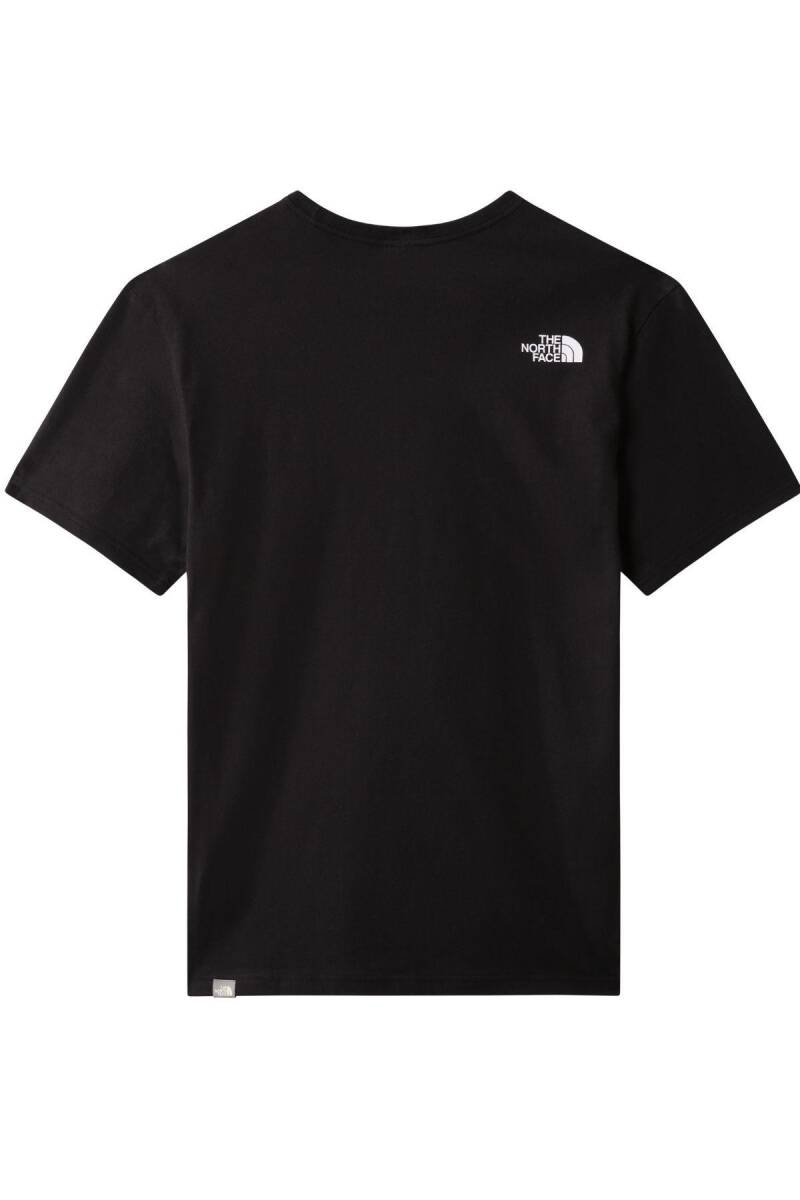 The North Face M S/S Mountain Line Tee Erkek Tişört Siyah - 5